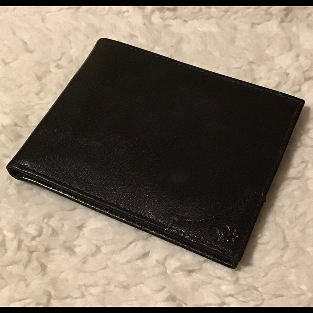 Christian Dior Mens Bi-fold Leather Wallet